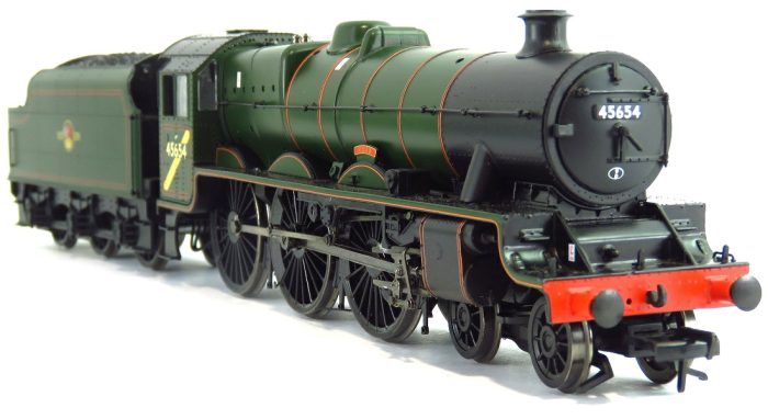 31-186A Jubilee Class 45654 "Hood" in BR Lined Green Livery with Late Crest