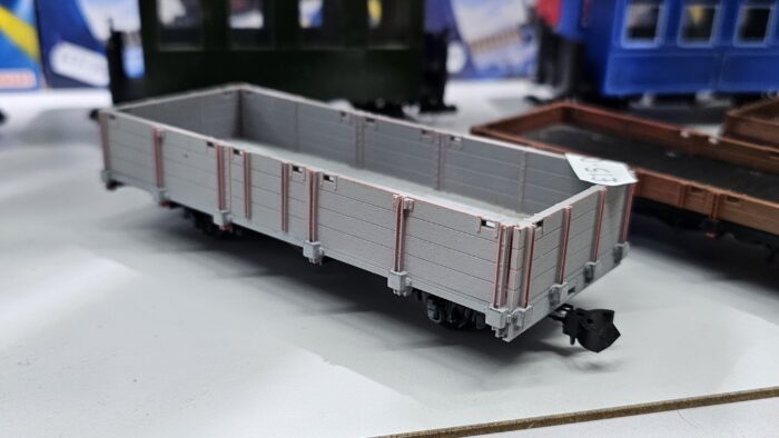 Fleischmann 0-16.5 magic train 4 plank wagon (Pre-owned)