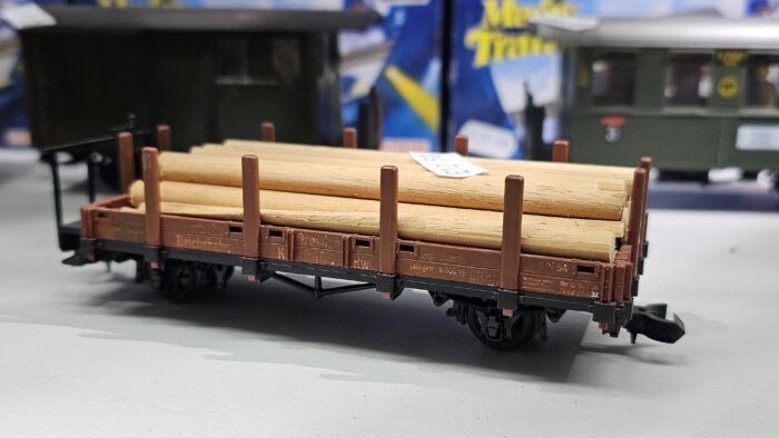 Fleischmann 0-16.5 magic train wagon with load (Pre-owned)