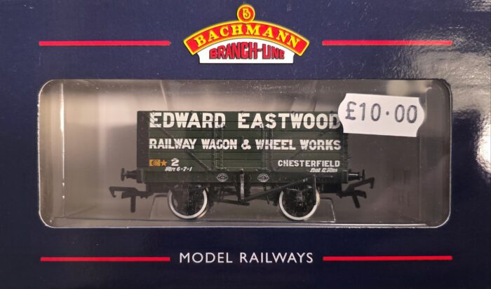 Bachmann 37-080K 7 Plank End Door Wagon in 'Edward Eastwood Railway Wagon & Wheel Works' Green Livery - Collectors Club Limited Edition Model