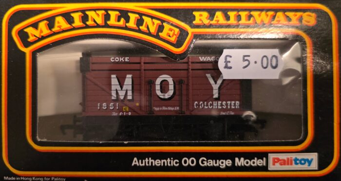 Mainline 37157 7-plank coke wagon - 'MOY' 1851 in brown