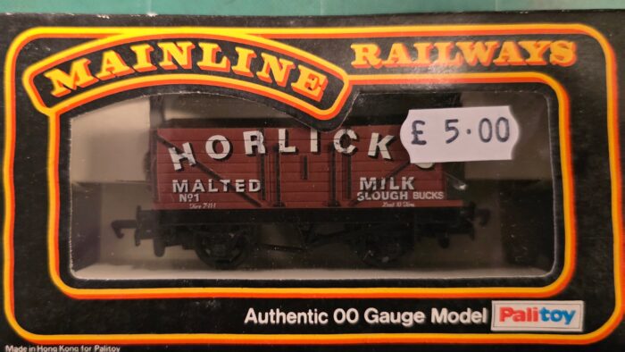 Mainline 37168 7 plank open wagon 'Horlicks' No. 1 in brown