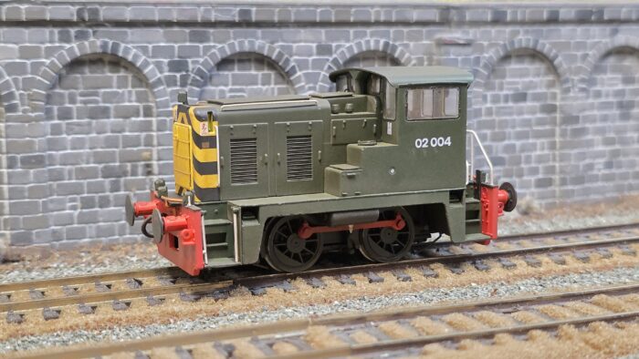 Heljan 2844 Class 02 0-4-0DH 02004 BR Green No Logo Weathered