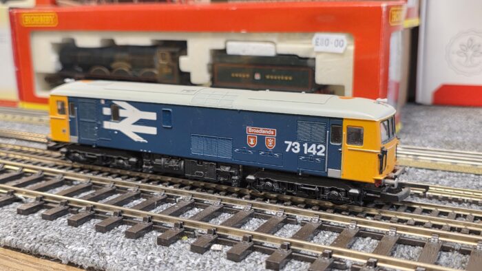 Lima L205169 Class 73 73142 'Broadlands' in BR large logo blue