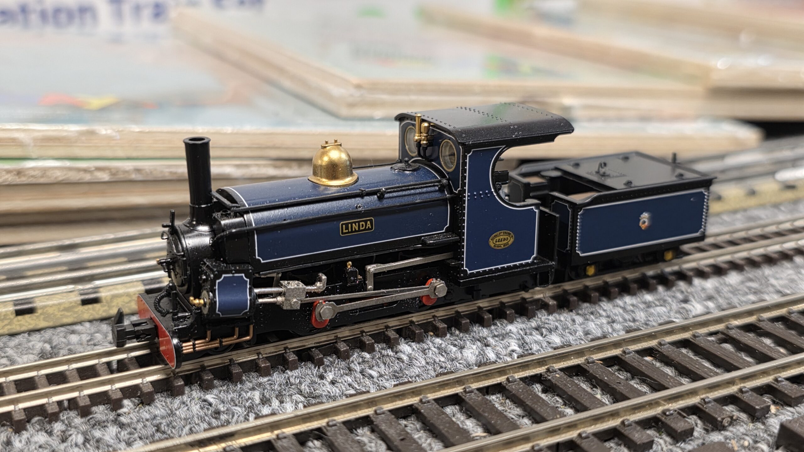 Bachmann 391-135K Mainline Hunslet 2-4-0STT 'Linda' in Ffestiniog Railway midnight blue - exclusive to Bachmann Collectors' Club