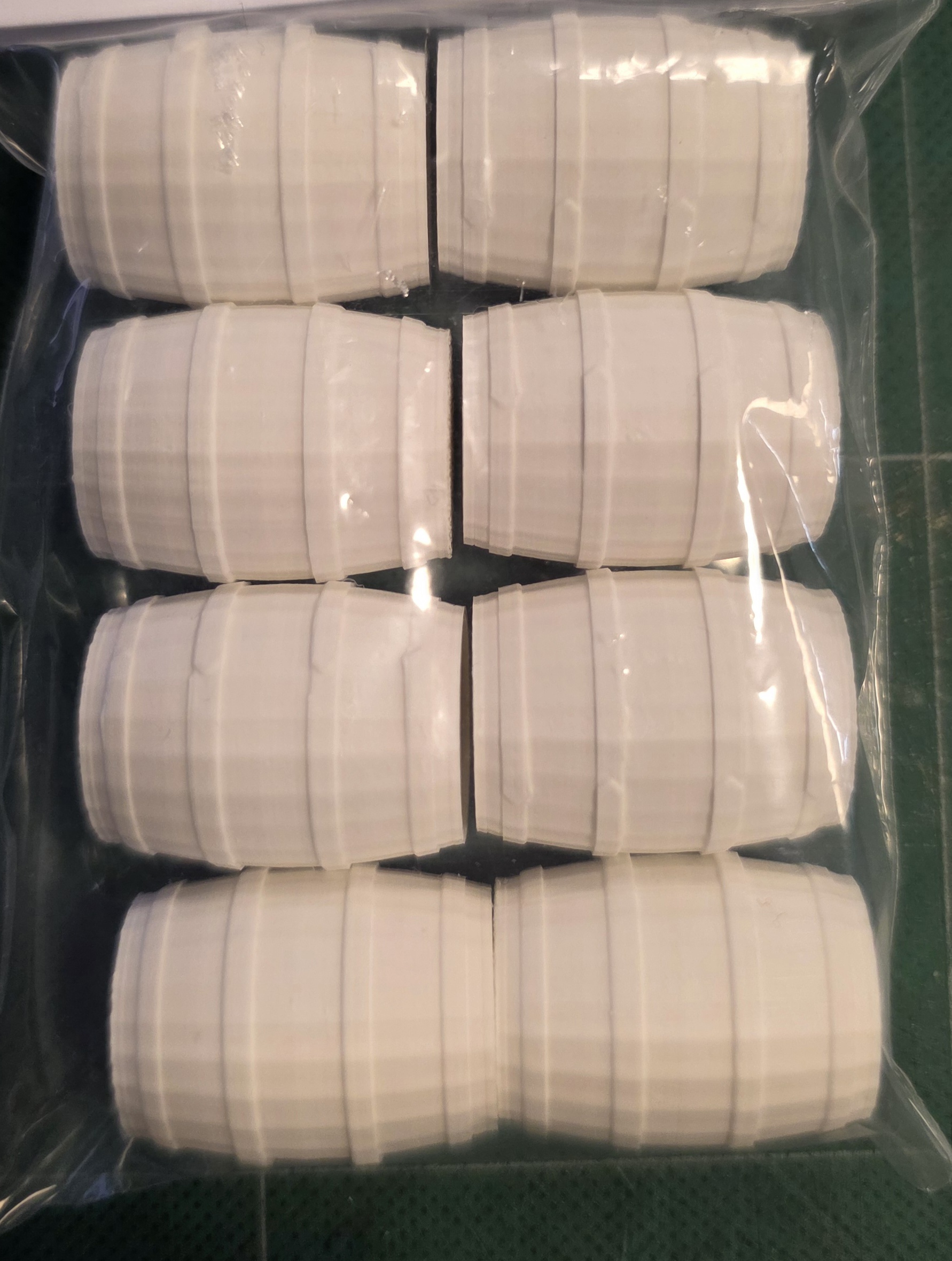 3D Printed Whisky Barrels (Pack of 8)