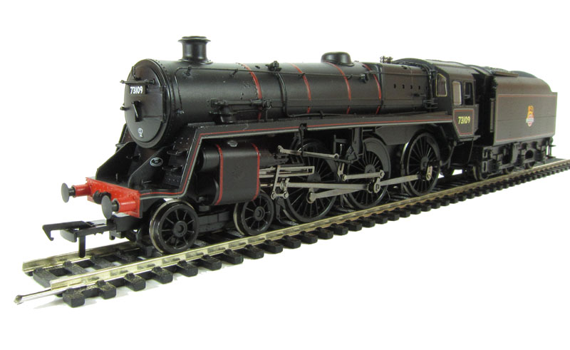 32-509 Standard class 5MT 73109 in BR lined black with early emblem and BR1B tender